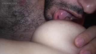 My husband is addicted to sucking my big natural tits that's why I always breastfeed him part II