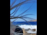 Preview 3 of Littleangel84 à Mykonos - mon aventure sur l'île avec exhib, sodo et creampie ! Teaser S06E04