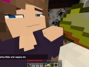 Preview 2 of Jenny Minecraft Sex Mod In Your House at 2AM