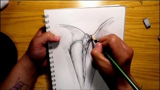 Drawing a naked Sailrmoon