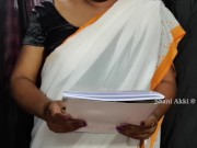 Preview 2 of Sri Lankan MILF Mature teacher in saree tech sex | ශානි ටීචර්ගේ අමතර පන්තිය
