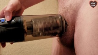 Hot Asian Student Dripping Hot Cum from Stroking his Dick