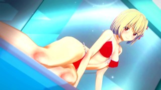 Lycoris Recoil - Follando a Chisato Nishikigi en misionero 3D Hentai Anime