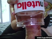 Preview 5 of I'm such a slut that I went to the store to buy a nutella just to give my  a blowjob