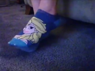 Frozen Ankle Socks and Teal Toes Frieda Ann Foot Fetish | free xxx mobile  videos - 16honeys.com