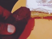 Preview 5 of  eating cake from my dick