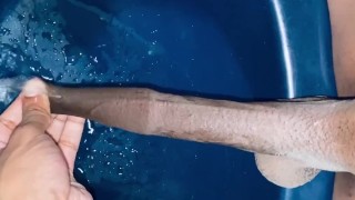 Foreskin stretched pissing to the skin foreskin play foreskin fetish