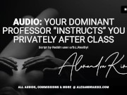 Preview 1 of Audio: F4M Your Dominant Professor “Instructs” You Privately After Class.
