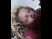 Preview 4 of EBONY SUCKING DICK IN NATURAL SUN LIGHT