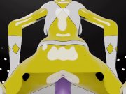 Preview 3 of Yellow ranger riding slime dick