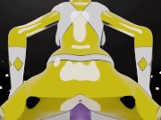 Preview 4 of Yellow ranger riding slime dick