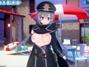 Preview 1 of [Hentai Game Koikatsu! ]Have sex with Big tits YuGiOh! Sky Striker Ace-Roze.3DCG Erotic Anime Video.