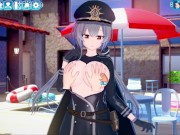 Preview 2 of [Hentai Game Koikatsu! ]Have sex with Big tits YuGiOh! Sky Striker Ace-Roze.3DCG Erotic Anime Video.