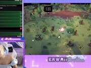 Preview 1 of Gamergirl plays Cult of the Lamb and shows tits [full stream-Eplay8.22.22)