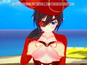 Preview 1 of RACHEL SHOWS YOU WHAT A GOOD PIRATE DOES 😍 GUARDIAN TALES HENTAI