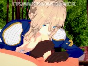 Preview 1 of GOING ON A DATE WITH VIOLET EVERGARDEN 🥰 ANIME HENTAI
