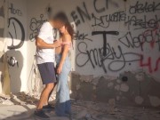 Preview 1 of Quick sex in an abandoned building until security came