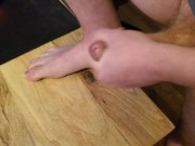 Preview 6 of Cum on own foot
