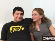 Preview 4 of Black Dude Stretches Housewife Jenny Leigh While Her Cuck Watches