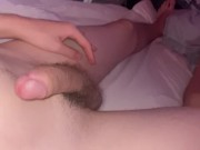 Preview 6 of Fresh Gay couple Jerking together first time