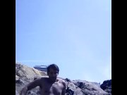 Preview 2 of Very horny on the nudist beach