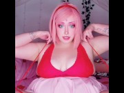 Preview 1 of Chubby Sakura Haruno Cosplayer Tied-up and Used Until Dripping