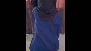 Hijab Hookup - Rebellious Middle-Eastern Babe Shakes Her Ass For Videos To Be Posted Online
