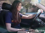 Preview 4 of Sexual Yanks Beauty Matilda Masturbating While Driving
