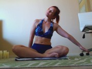 Preview 1 of Day 4 Side and hamstrings stretching. Join my website for more yoga. links on profile