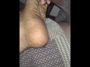 Preview 6 of Cum and bust on my soles