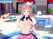 Preview 1 of [Hentai Game Koikatsu! ]Have sex with Big tits Idol Master Mano Sakuragi.3DCG Erotic Anime Video.