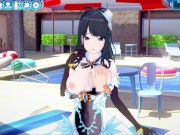 Preview 1 of [Hentai Game Koikatsu! ]Have sex with Big tits Idol Master Hiori Kazano.3DCG Erotic Anime Video.