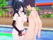 Preview 3 of [Hentai Game Koikatsu! ]Have sex with Big tits Idol Master Hiori Kazano.3DCG Erotic Anime Video.