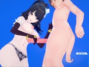 Preview 4 of [Hentai Game Koikatsu! ]Have sex with Big tits Idol Master Hiori Kazano.3DCG Erotic Anime Video.