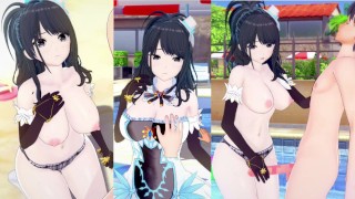 [Hentai Game Koikatsu! ]Have sex with Big tits Idol Master Kogane Tsukioka.3DCG Erotic Anime Video.