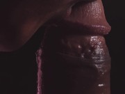 Preview 1 of extreme closeup of my stepmom sucking dick