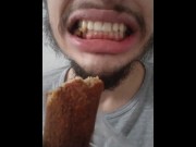 Preview 5 of Close up of the food in my mouth ( gainer showing off