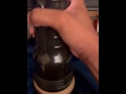 Preview 1 of Jerking It With Asahole Fleshlight