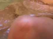 Preview 1 of Sweetness is caught masturbating in the hot tub and then puts on a show!!!!