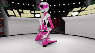 Black and Pink ranger Doggystyle Anal
