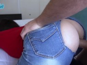Preview 6 of my friend's unfaithful girlfriend put on a pair of jeans for me to break them - big ass Argentina. A