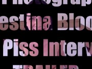 Preview 1 of Celestina Blooms: The Piss Interview TRAILER