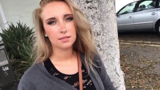 Blonde woman sex with a man with a big and terrible dick - HD - Full