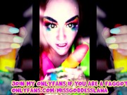 Preview 6 of Comment if I can Fuck you with my Rainbow Dildo FAGBOI