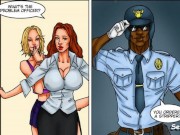 Preview 3 of Girls Night out pt. 1 - BBC Male Stripper at Bachelorette Party - Police Officer Cosplay