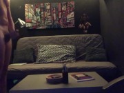 Preview 4 of Masturbation and piss on coffe table