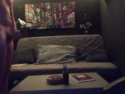 Preview 6 of Masturbation and piss on coffe table