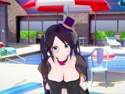 Preview 1 of [Hentai Game Koikatsu! ]Have sex with Big tits Idol Master Yuika Mitsumine.3DCG Erotic Anime Video.