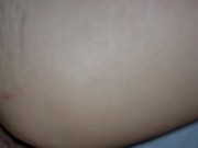 Preview 1 of Morning sex for snuggling  my Ass into my husband's cock, he inserted it from back and creampied.