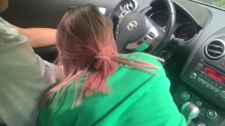 Redbone Reine Amant Gives Blowjob 👄💦  In Car